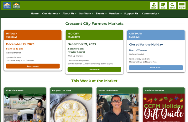 Crescent City Farmers Market